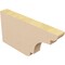 Ekena Millwork 2in. W x 8in. H x 16in. L New Brighton Woodgrain TimberThane Rafter Tail, Primed Tan RFTUR02X08X16NEBRCPR - alternate 4
